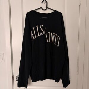 All Saints Oversized Black Knit